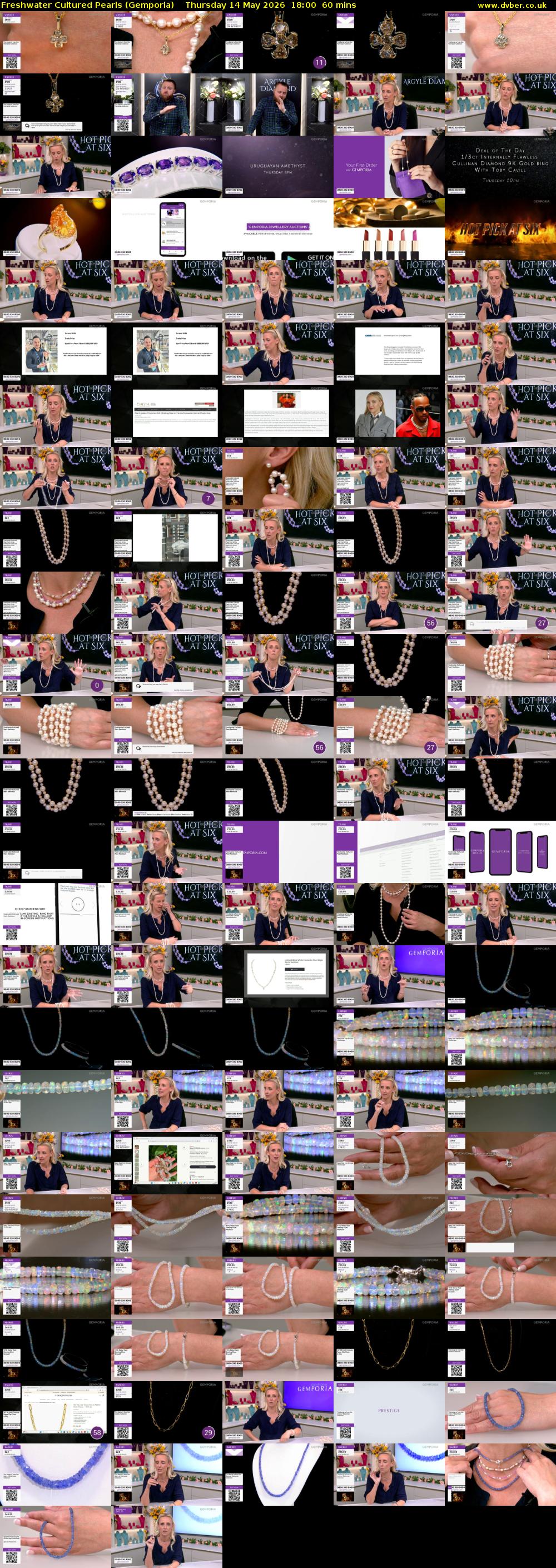 Freshwater Cultured Pearls (Gemporia) Thursday 14 May 2026 18:00 - 19:00
