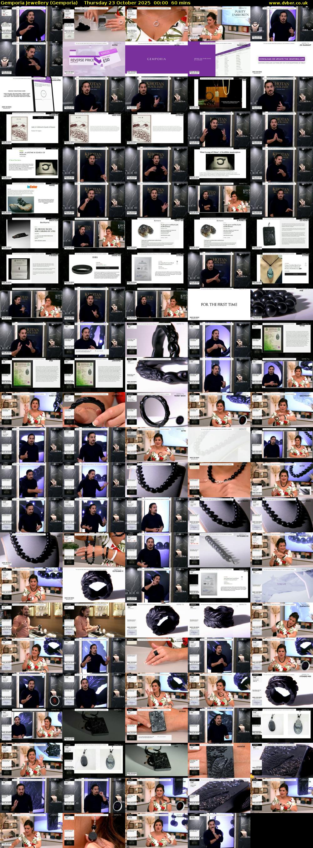 Gemporia Jewellery (Gemporia) Thursday 23 October 2025 00:00 - 01:00