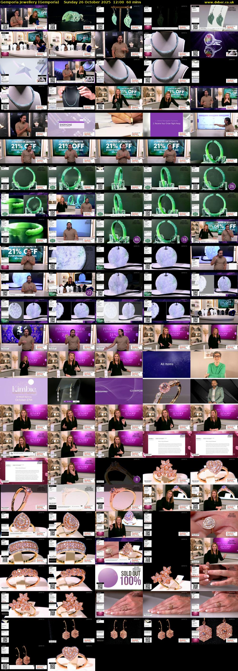 Gemporia Jewellery (Gemporia) Sunday 26 October 2025 12:00 - 13:00