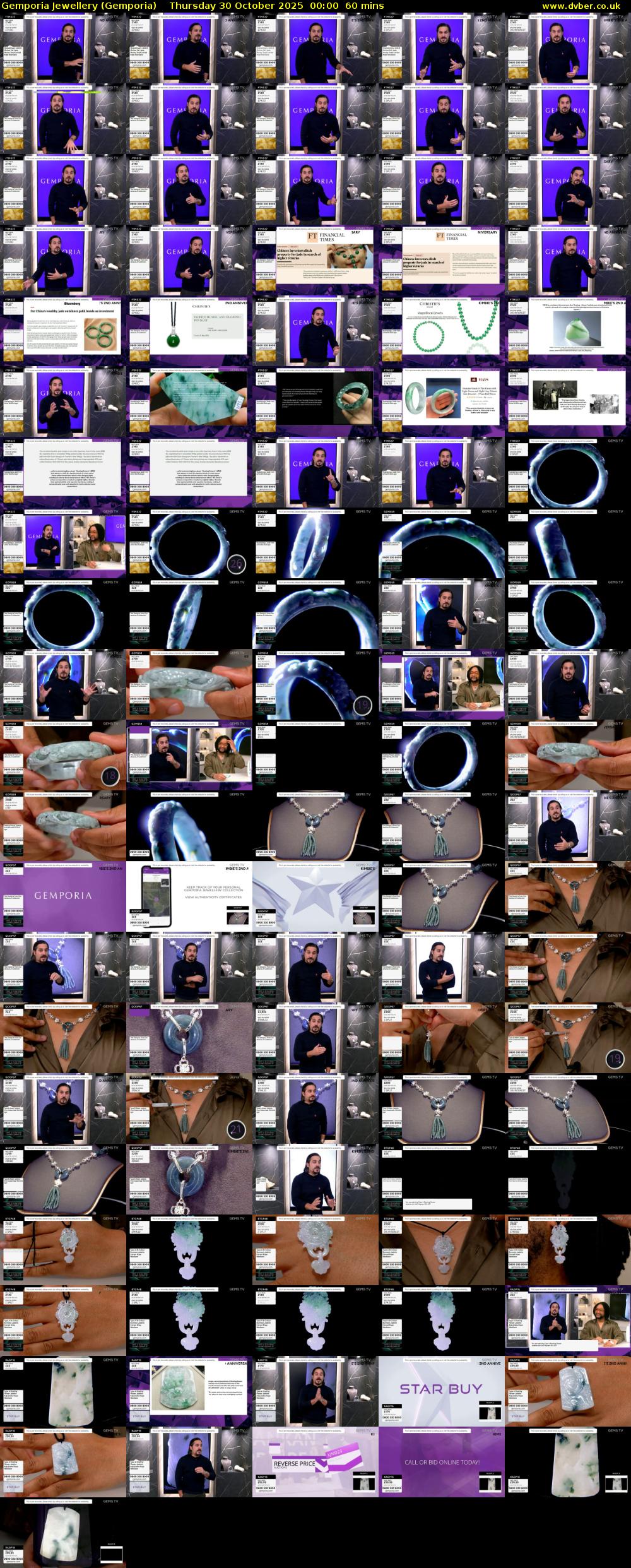 Gemporia Jewellery (Gemporia) Thursday 30 October 2025 00:00 - 01:00