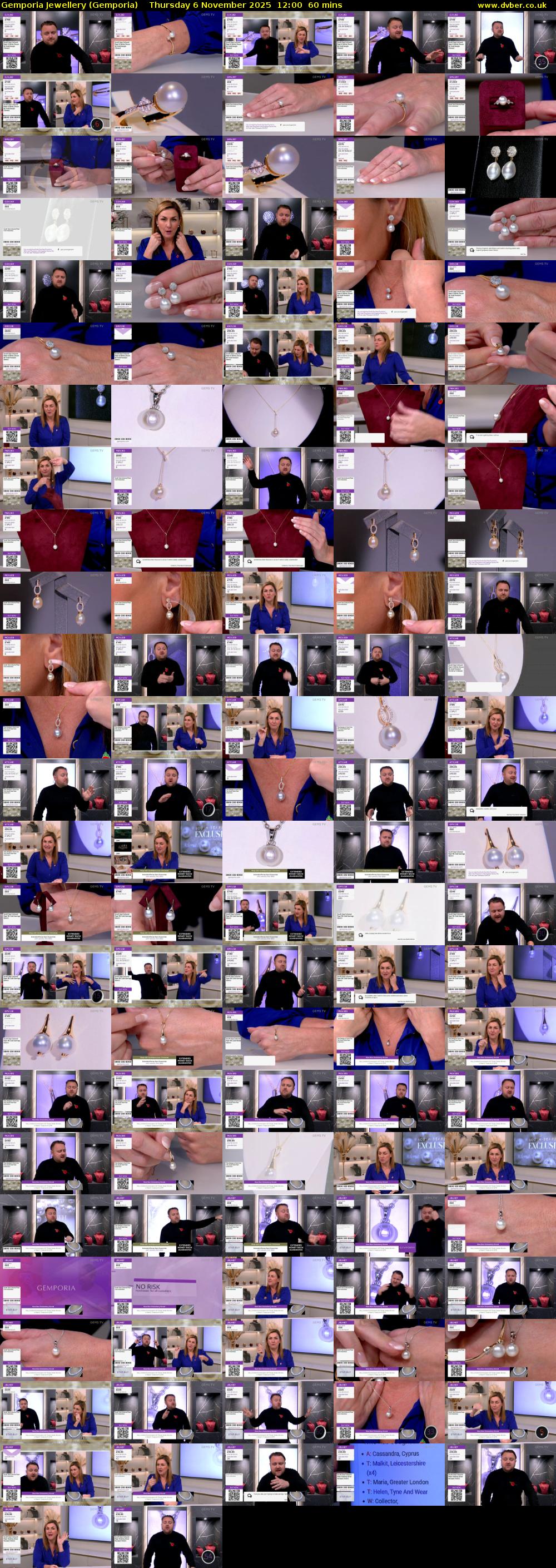 Gemporia Jewellery (Gemporia) Thursday 6 November 2025 12:00 - 13:00