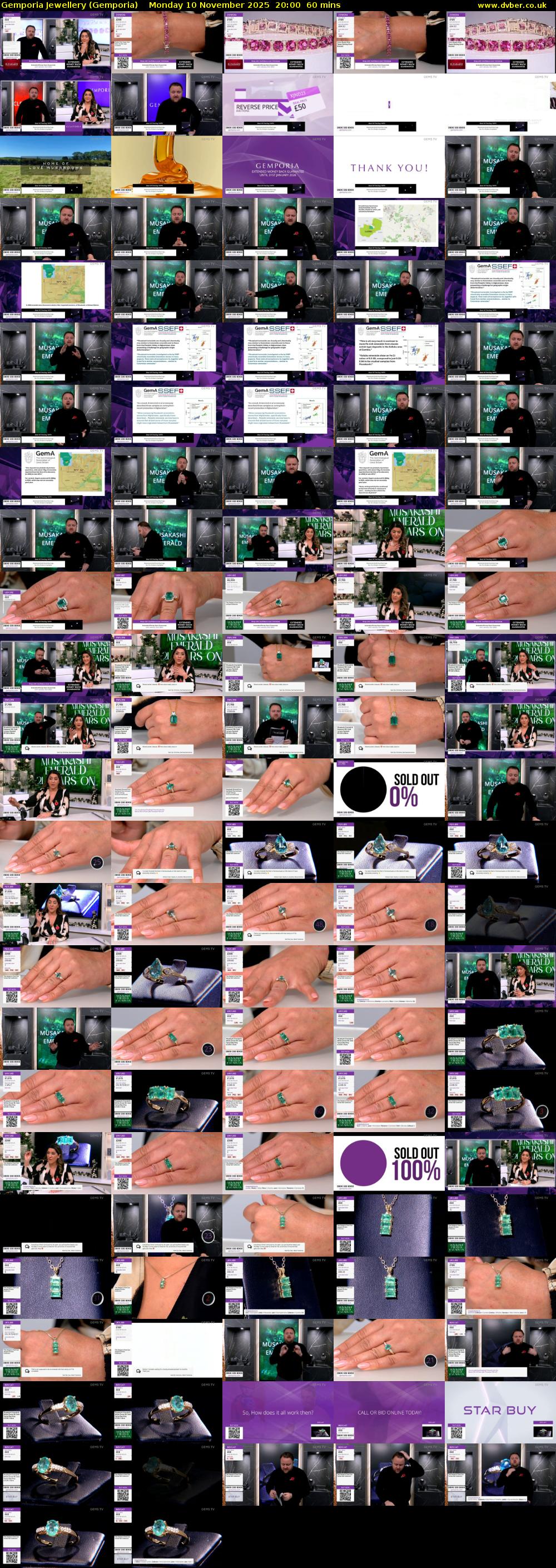 Gemporia Jewellery (Gemporia) Monday 10 November 2025 20:00 - 21:00