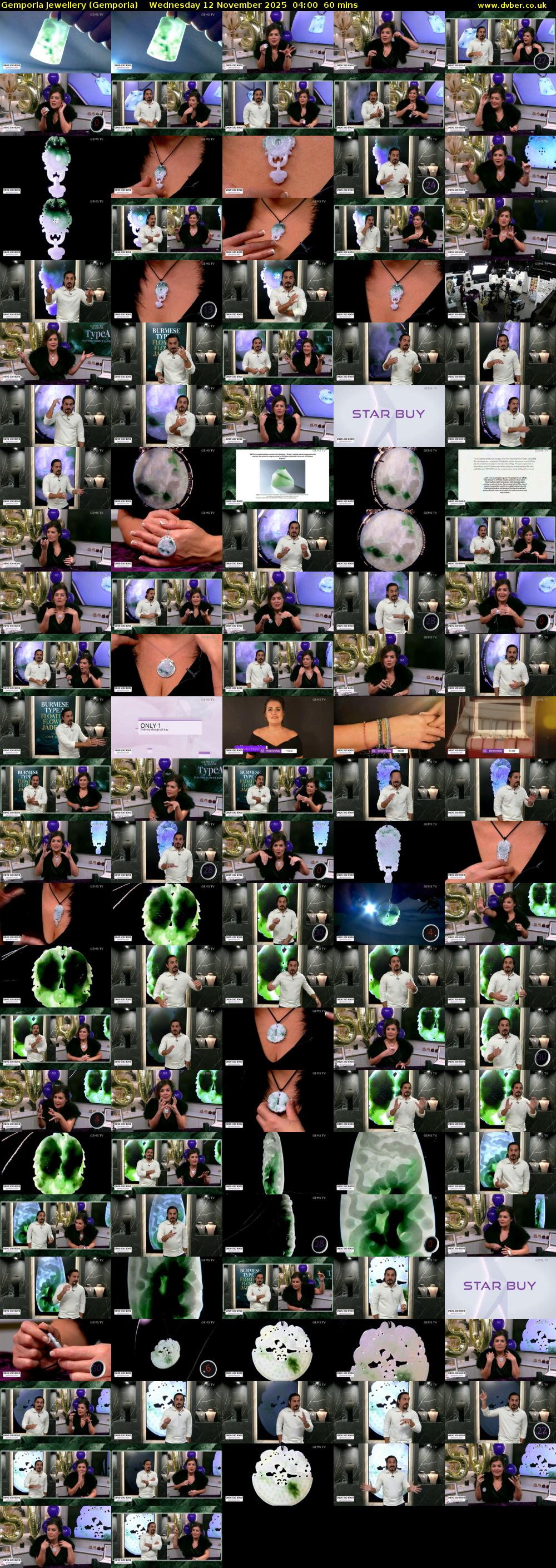 Gemporia Jewellery (Gemporia) Wednesday 12 November 2025 04:00 - 05:00