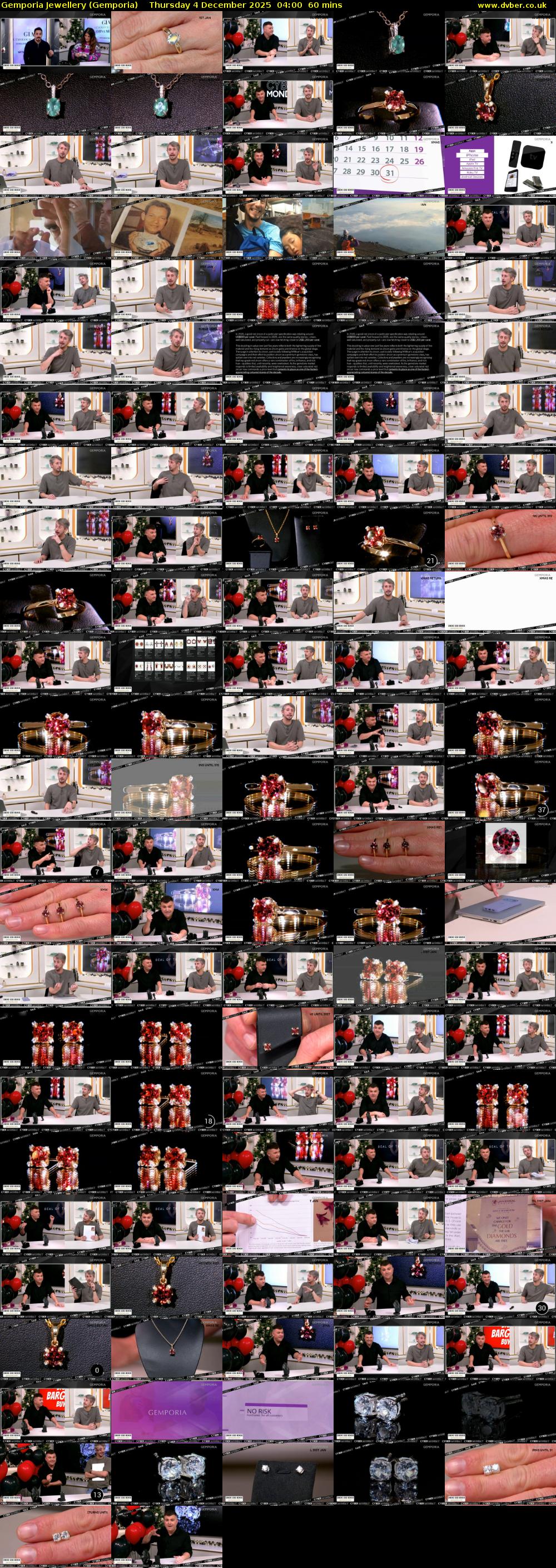 Gemporia Jewellery (Gemporia) Thursday 4 December 2025 04:00 - 05:00