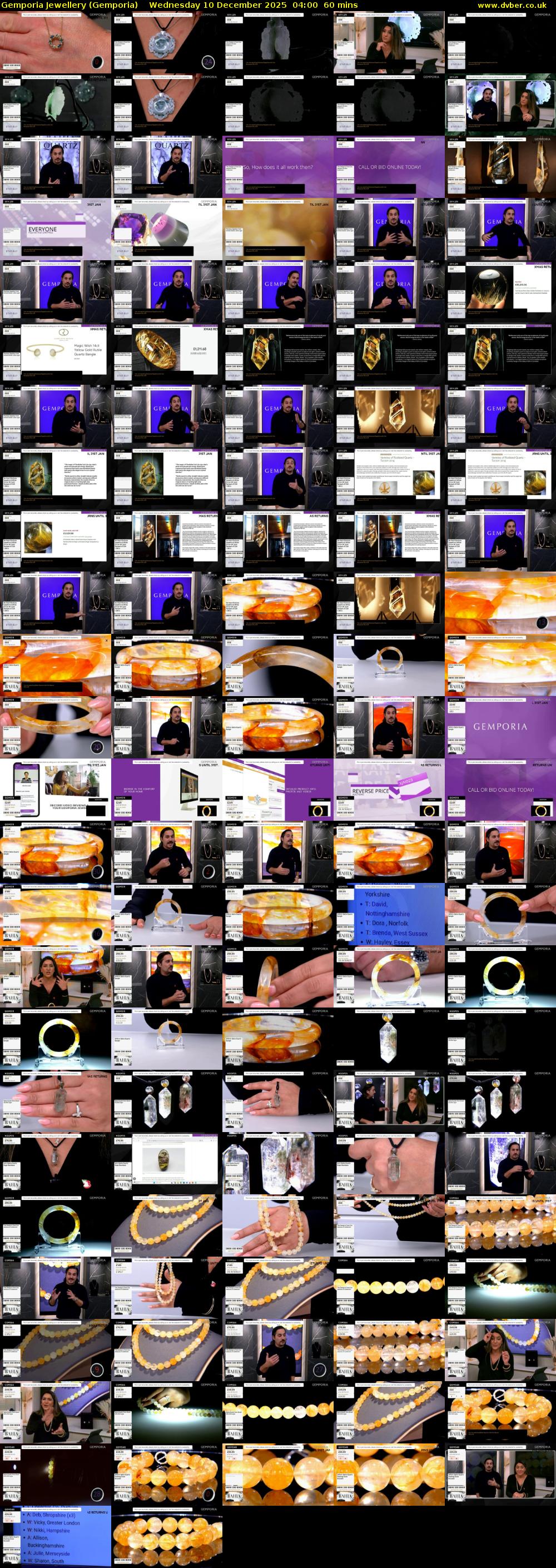 Gemporia Jewellery (Gemporia) Wednesday 10 December 2025 04:00 - 05:00