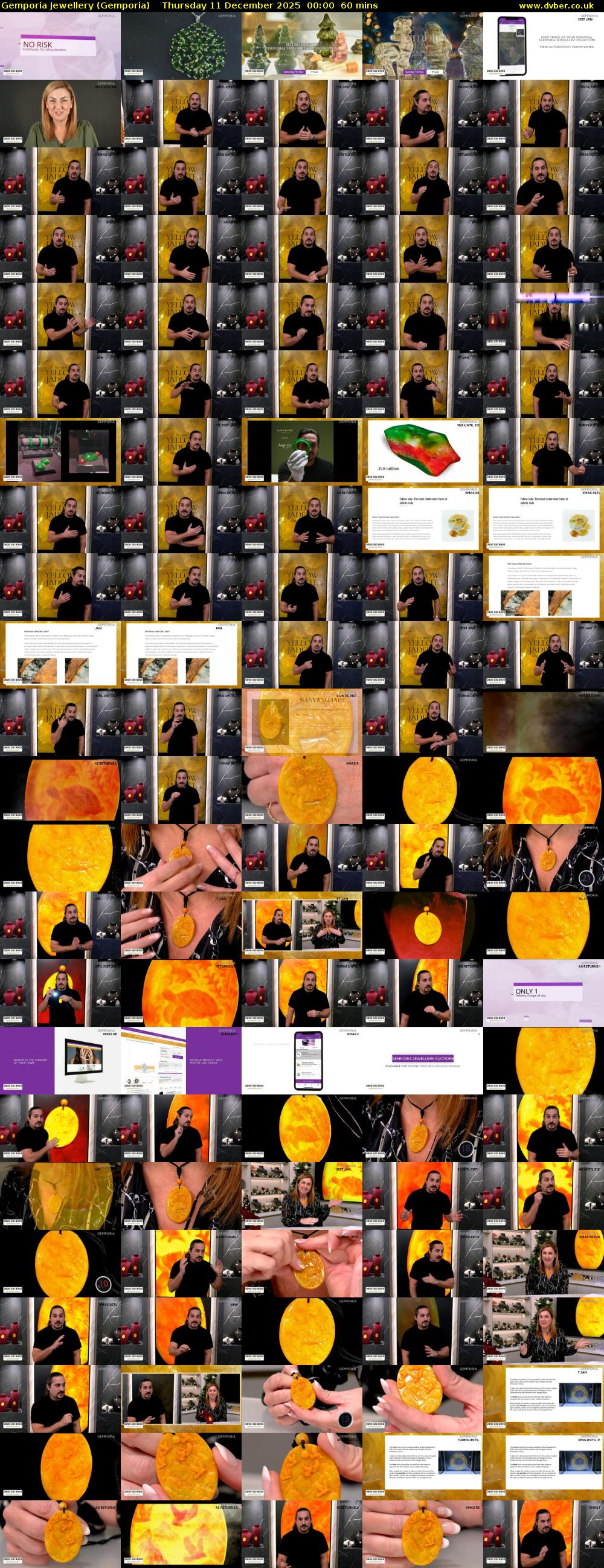 Gemporia Jewellery (Gemporia) Thursday 11 December 2025 00:00 - 01:00