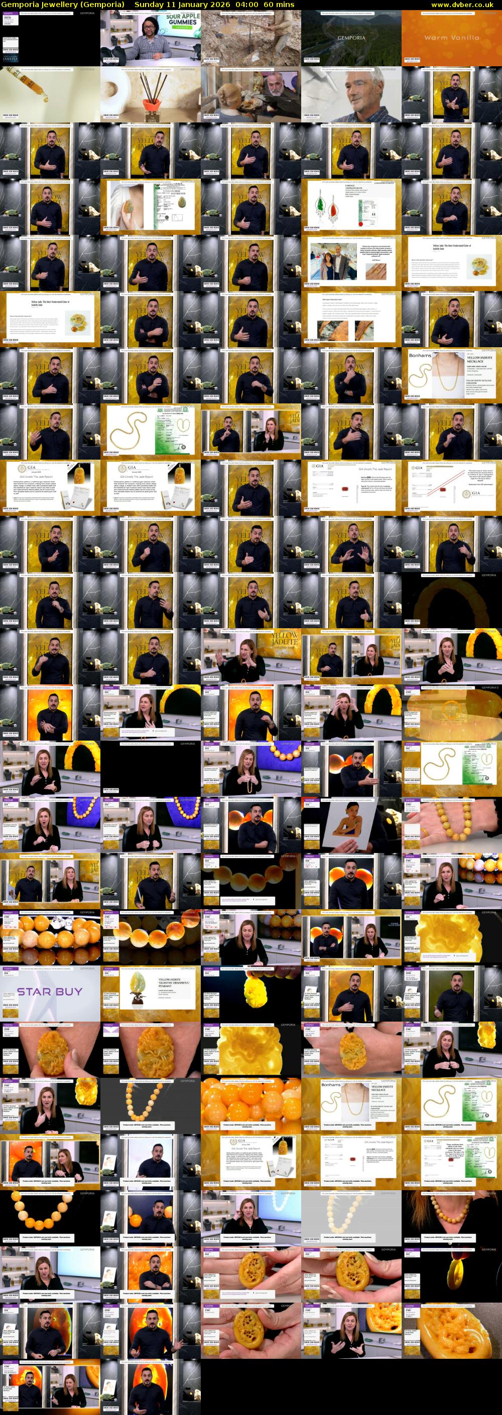 Gemporia Jewellery (Gemporia) Sunday 11 January 2026 04:00 - 05:00