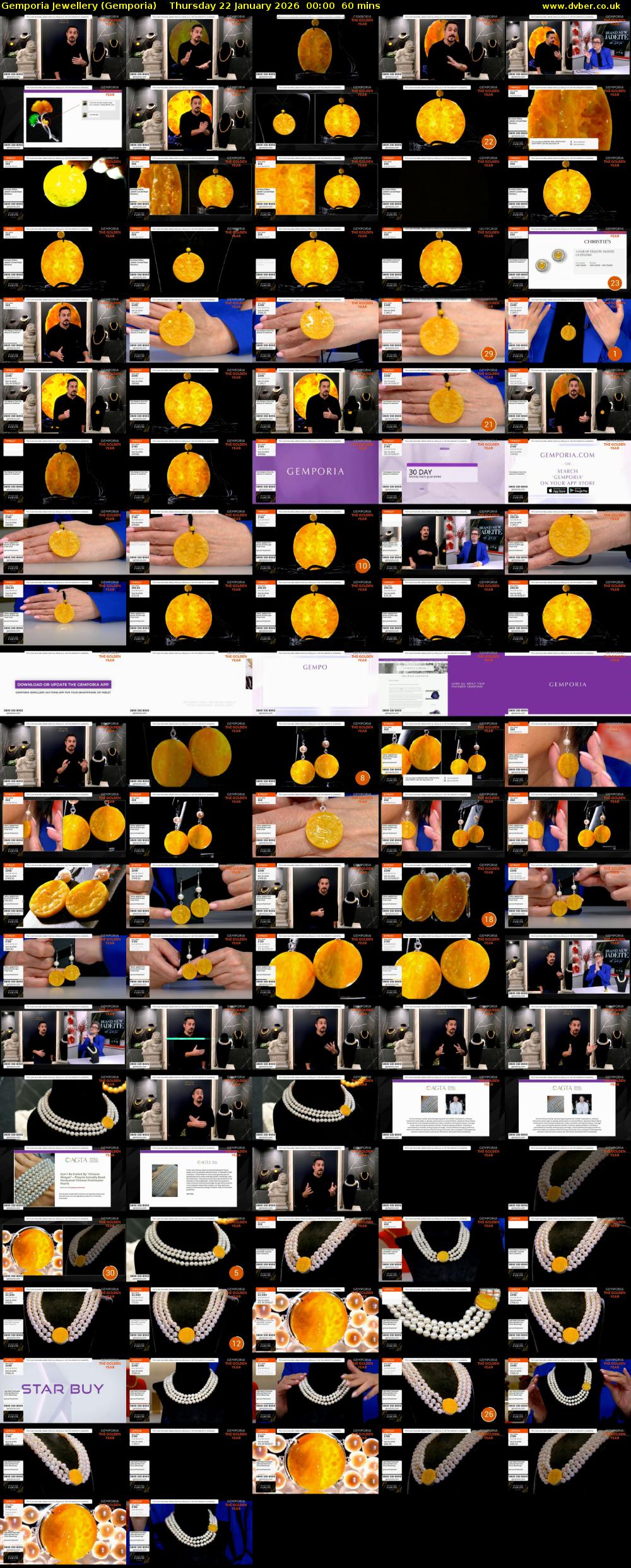 Gemporia Jewellery (Gemporia) Thursday 22 January 2026 00:00 - 01:00