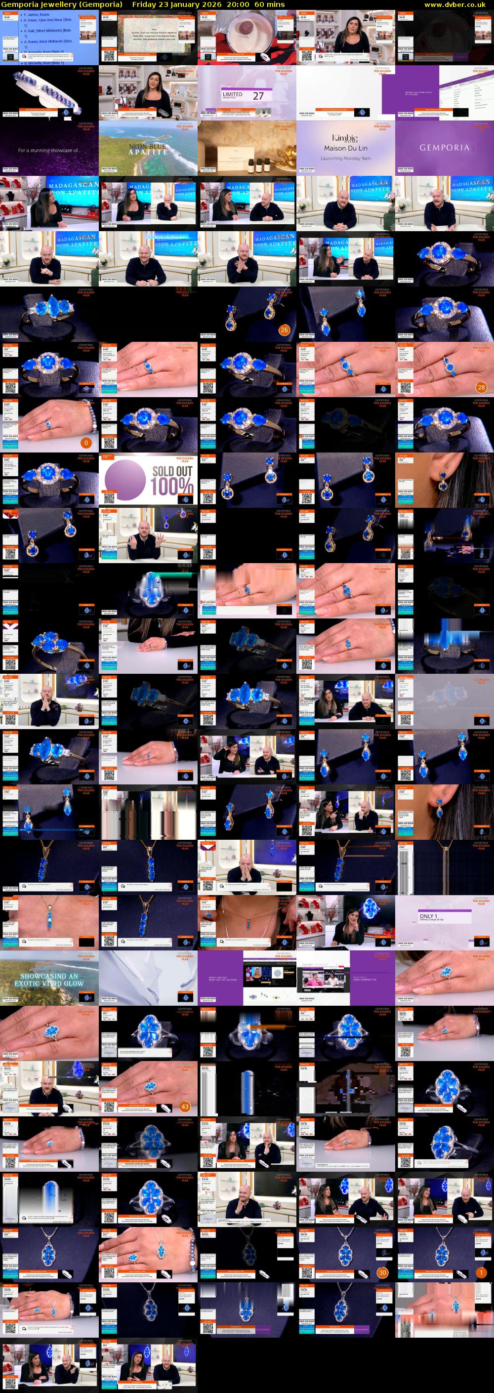 Gemporia Jewellery (Gemporia) Friday 23 January 2026 20:00 - 21:00