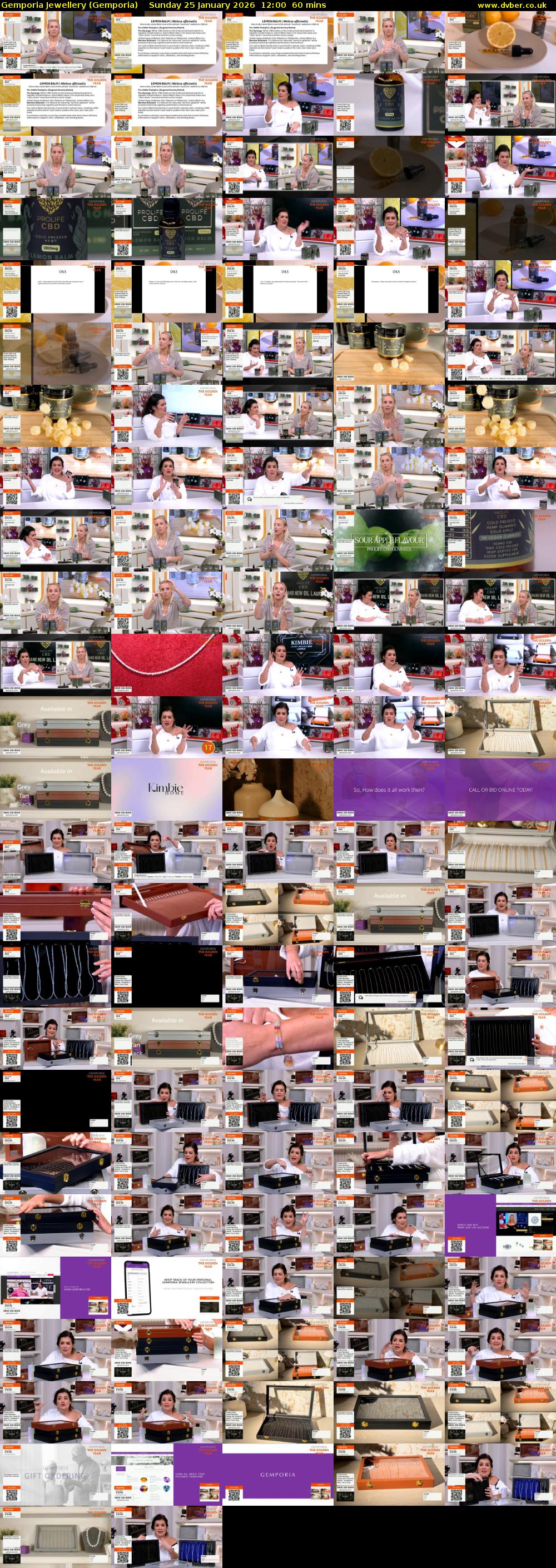 Gemporia Jewellery (Gemporia) Sunday 25 January 2026 12:00 - 13:00