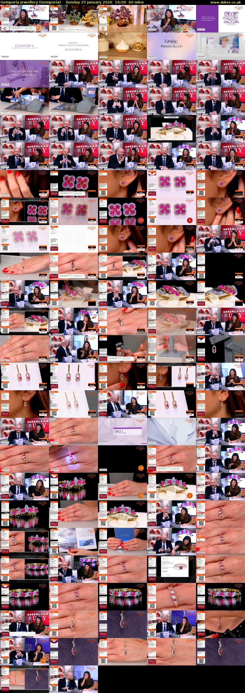 Gemporia Jewellery (Gemporia) Sunday 25 January 2026 16:00 - 17:00