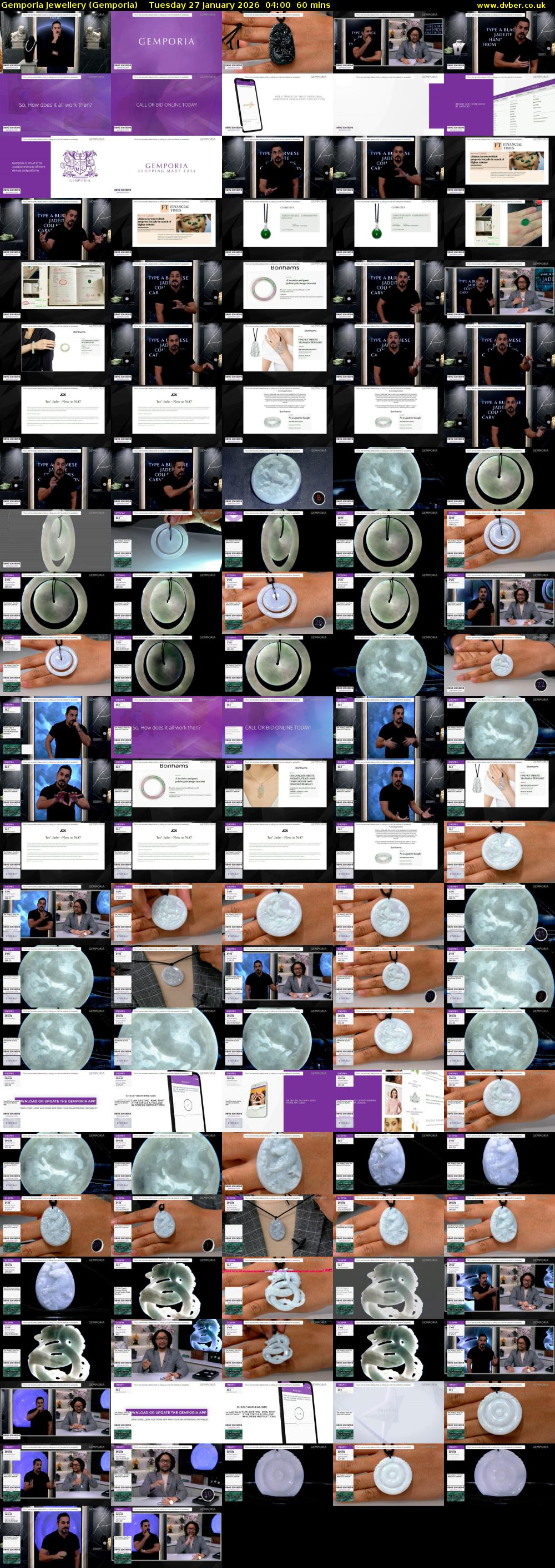 Gemporia Jewellery (Gemporia) Tuesday 27 January 2026 04:00 - 05:00