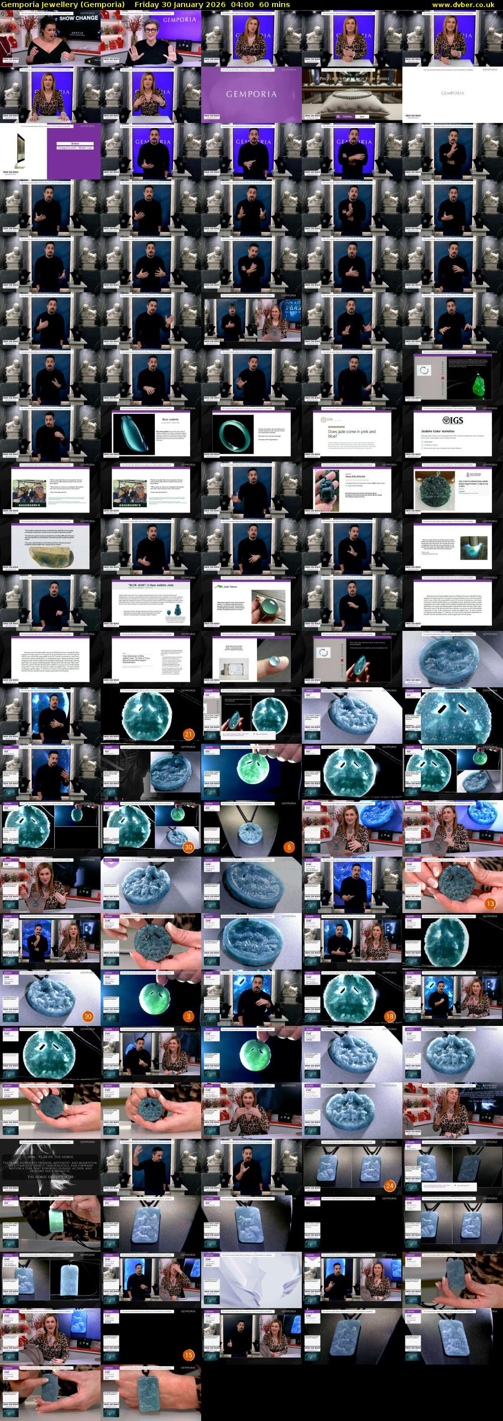 Gemporia Jewellery (Gemporia) Friday 30 January 2026 04:00 - 05:00