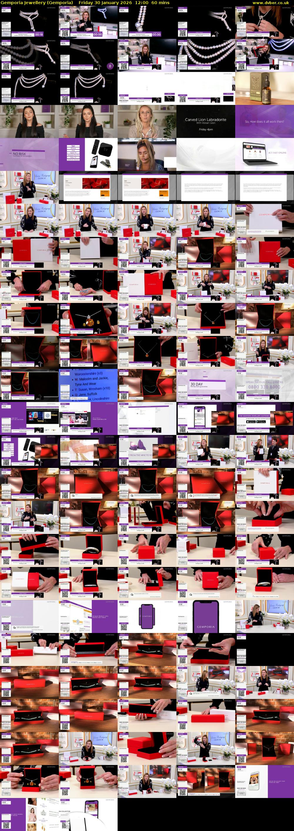 Gemporia Jewellery (Gemporia) Friday 30 January 2026 12:00 - 13:00