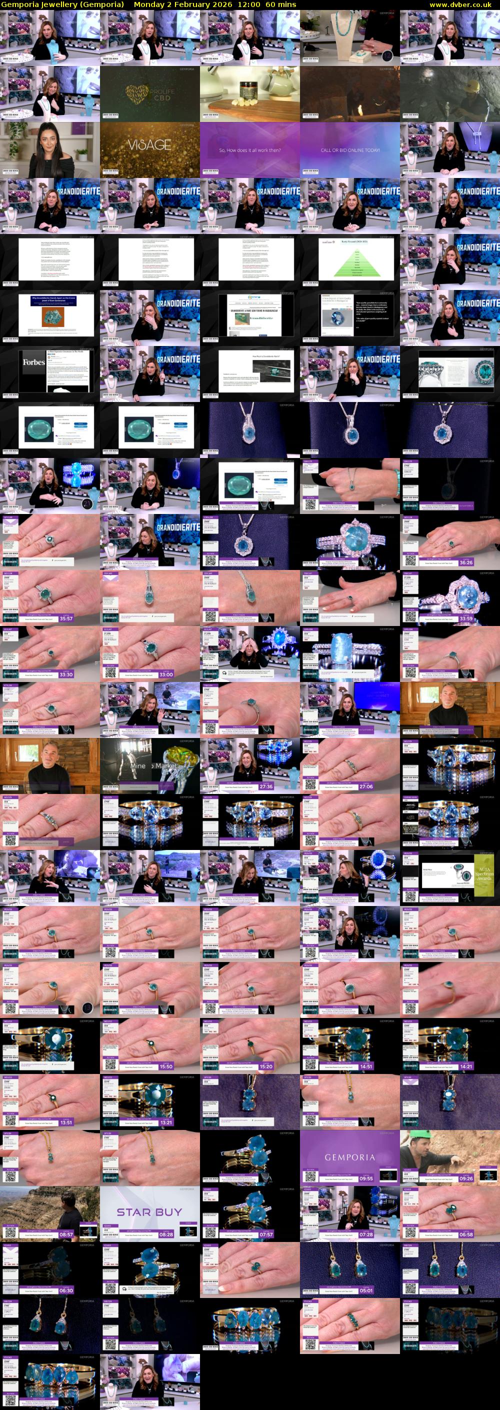 Gemporia Jewellery (Gemporia) Monday 2 February 2026 12:00 - 13:00