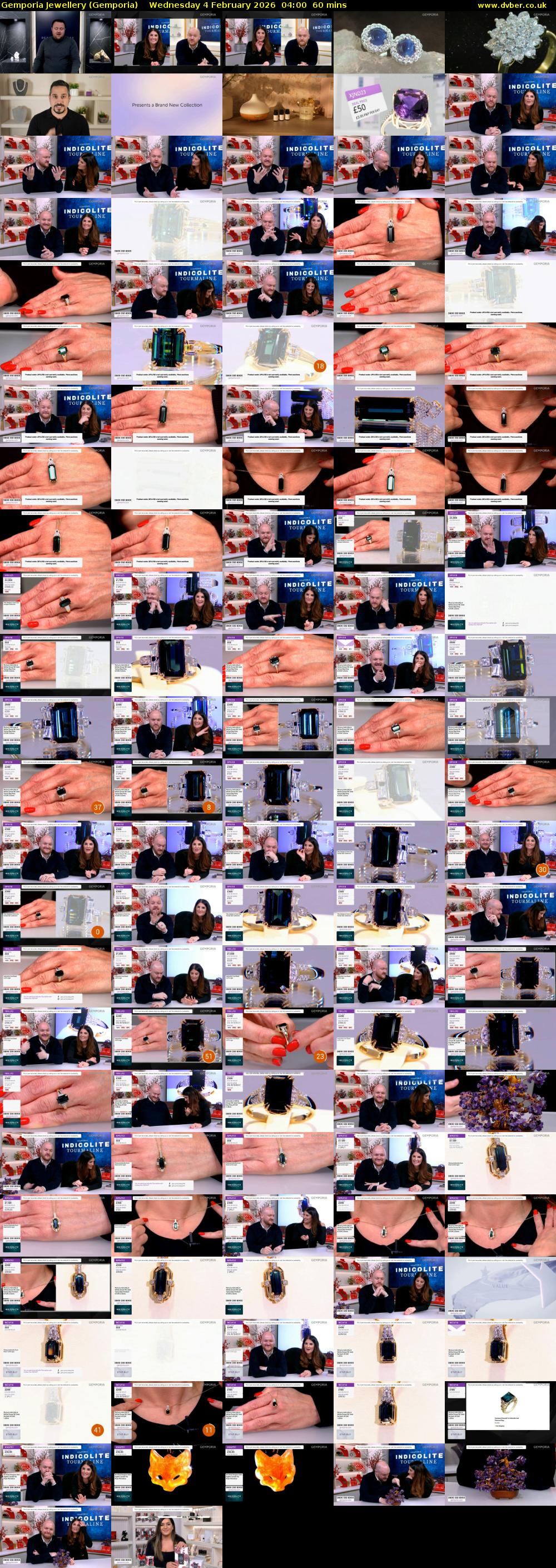 Gemporia Jewellery (Gemporia) Wednesday 4 February 2026 04:00 - 05:00