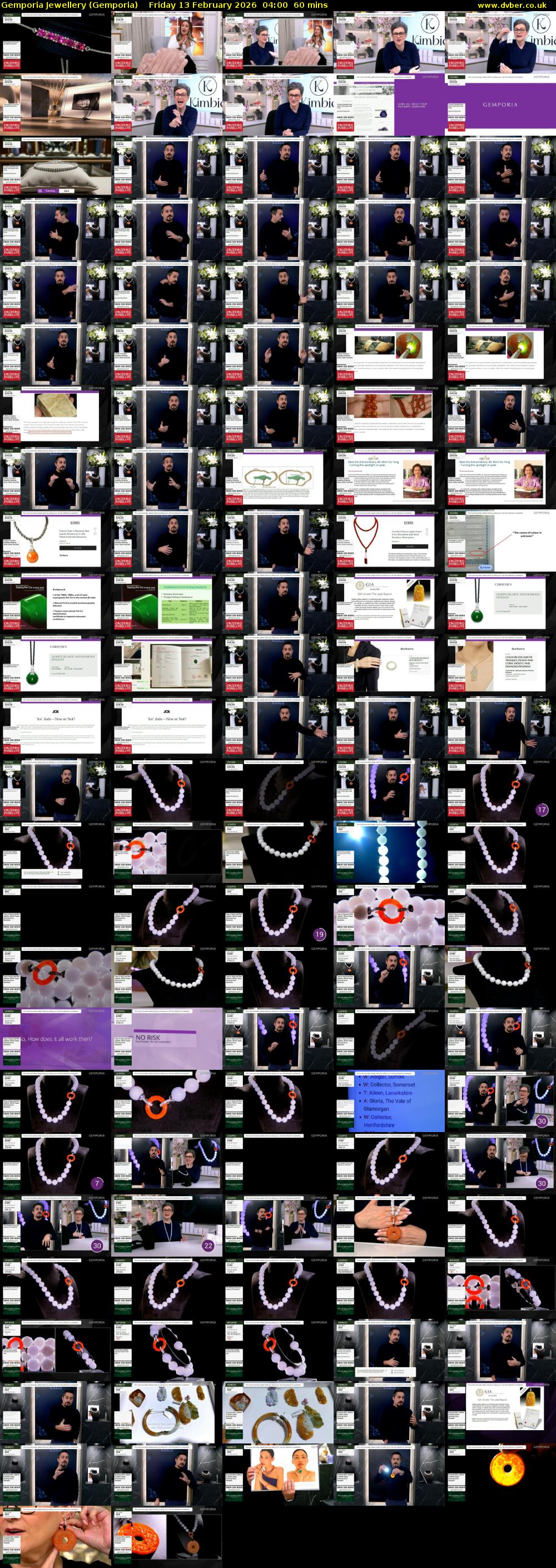 Gemporia Jewellery (Gemporia) Friday 13 February 2026 04:00 - 05:00