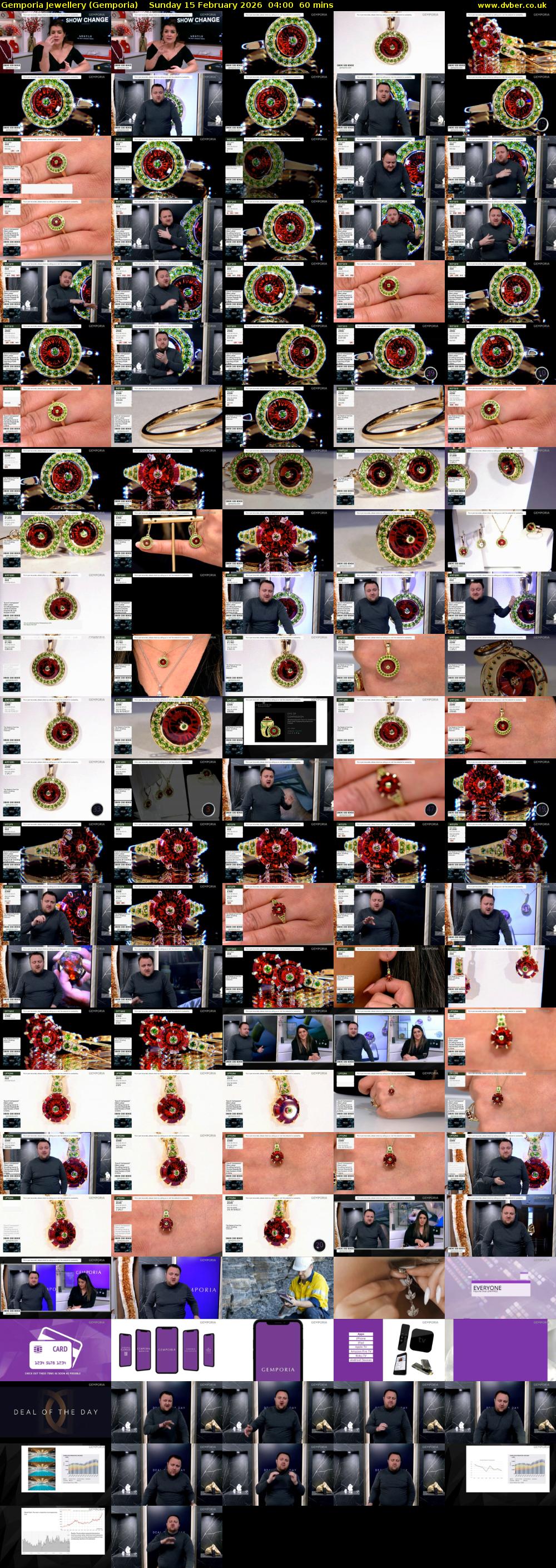 Gemporia Jewellery (Gemporia) Sunday 15 February 2026 04:00 - 05:00