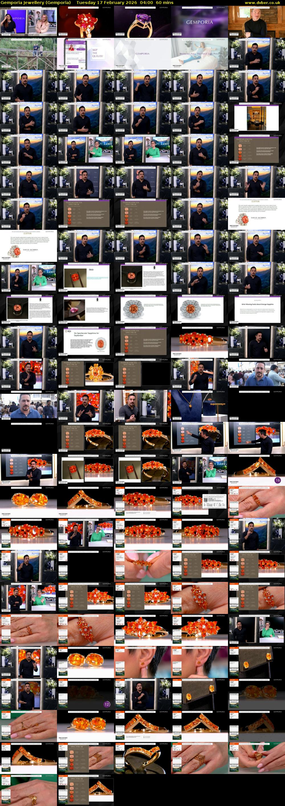 Gemporia Jewellery (Gemporia) Tuesday 17 February 2026 04:00 - 05:00