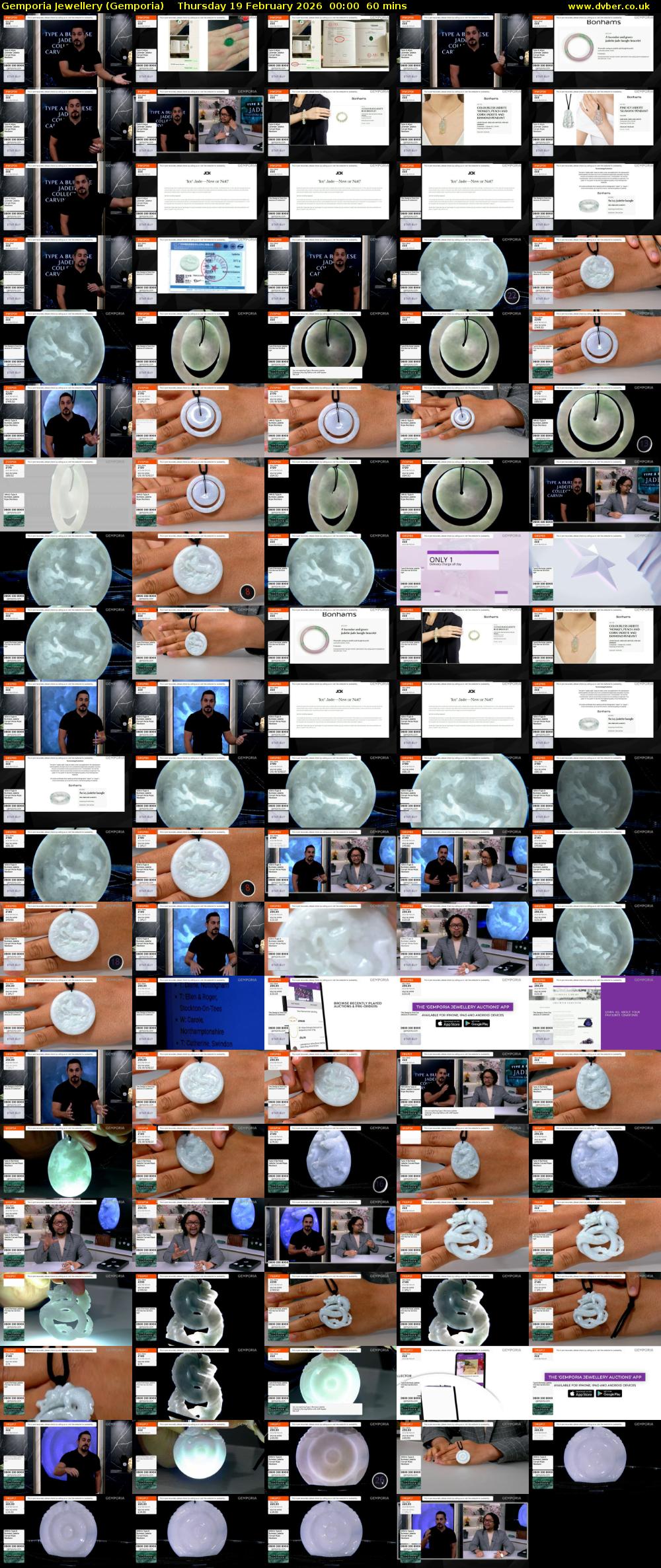 Gemporia Jewellery (Gemporia) Thursday 19 February 2026 00:00 - 01:00