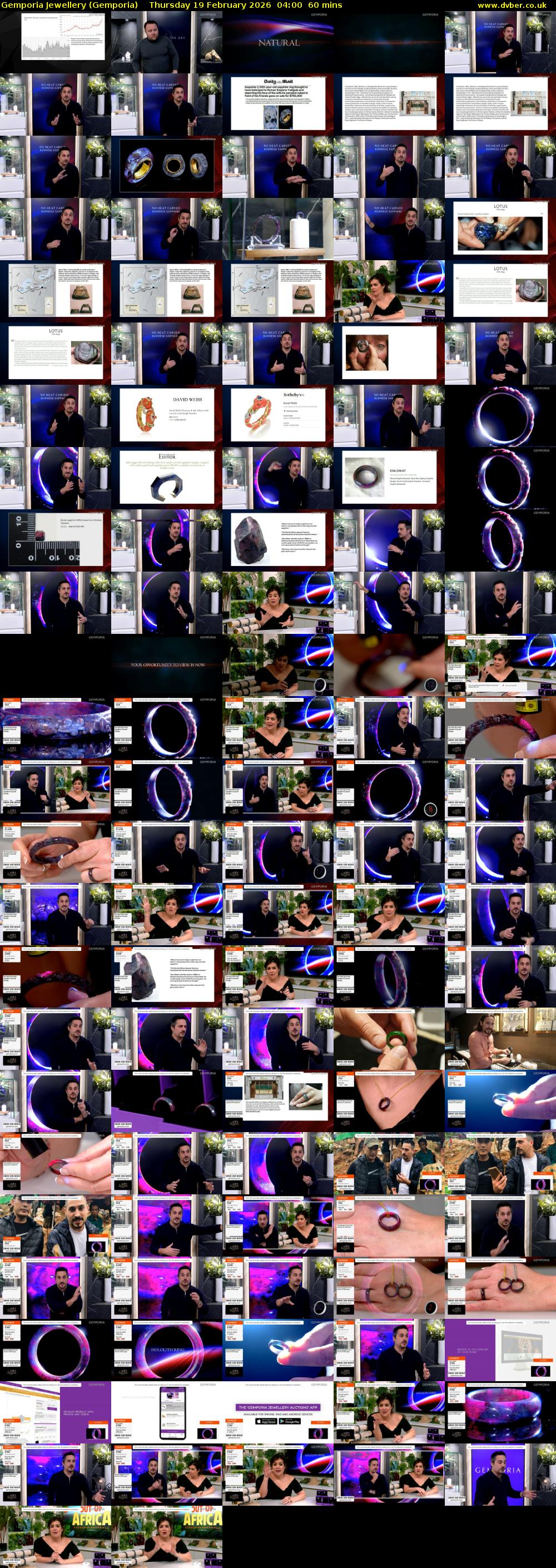 Gemporia Jewellery (Gemporia) Thursday 19 February 2026 04:00 - 05:00