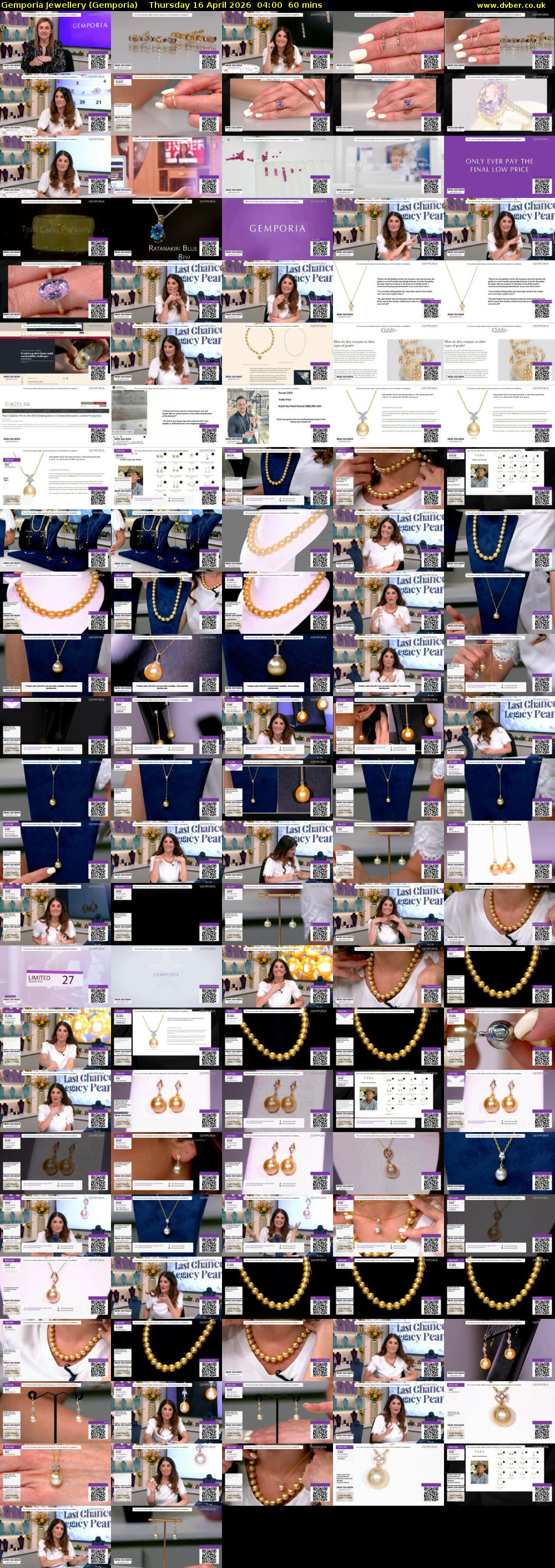 Gemporia Jewellery (Gemporia) Thursday 16 April 2026 04:00 - 05:00