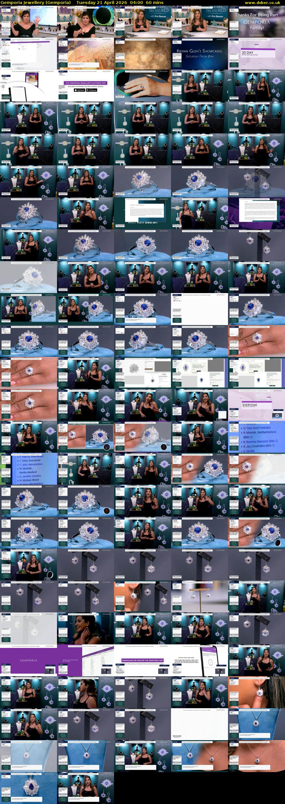 Gemporia Jewellery (Gemporia) Tuesday 21 April 2026 04:00 - 05:00