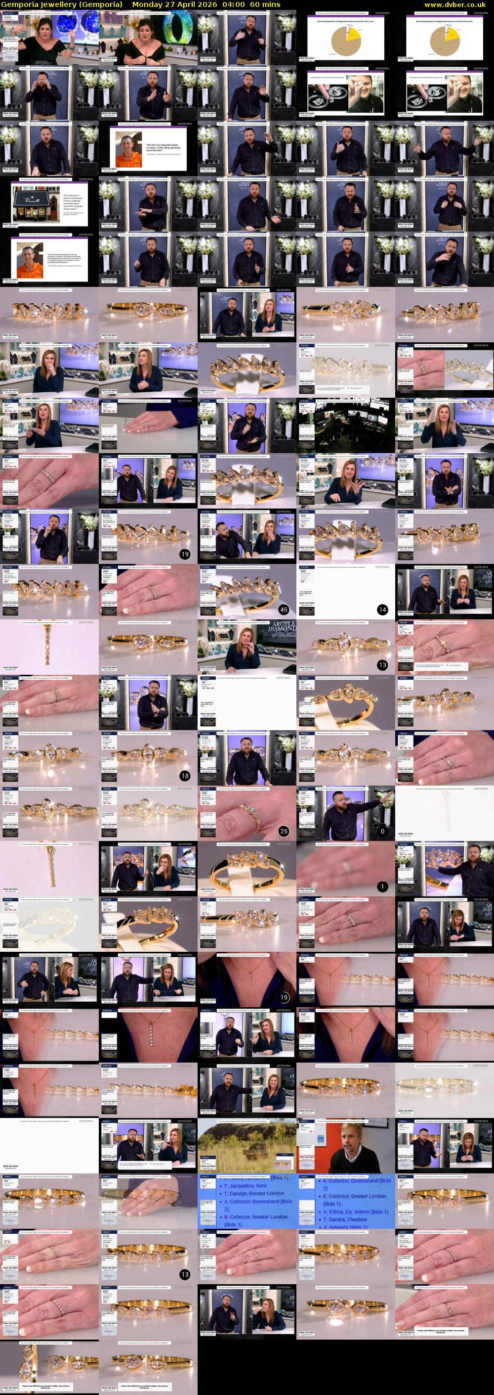 Gemporia Jewellery (Gemporia) Monday 27 April 2026 04:00 - 05:00