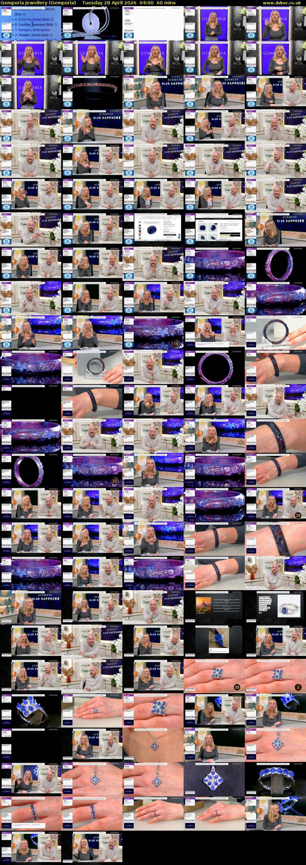 Gemporia Jewellery (Gemporia) Tuesday 28 April 2026 04:00 - 05:00