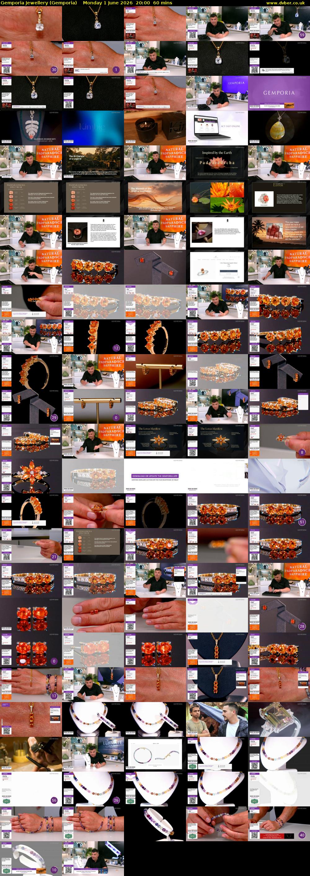 Gemporia Jewellery (Gemporia) Monday 1 June 2026 20:00 - 21:00