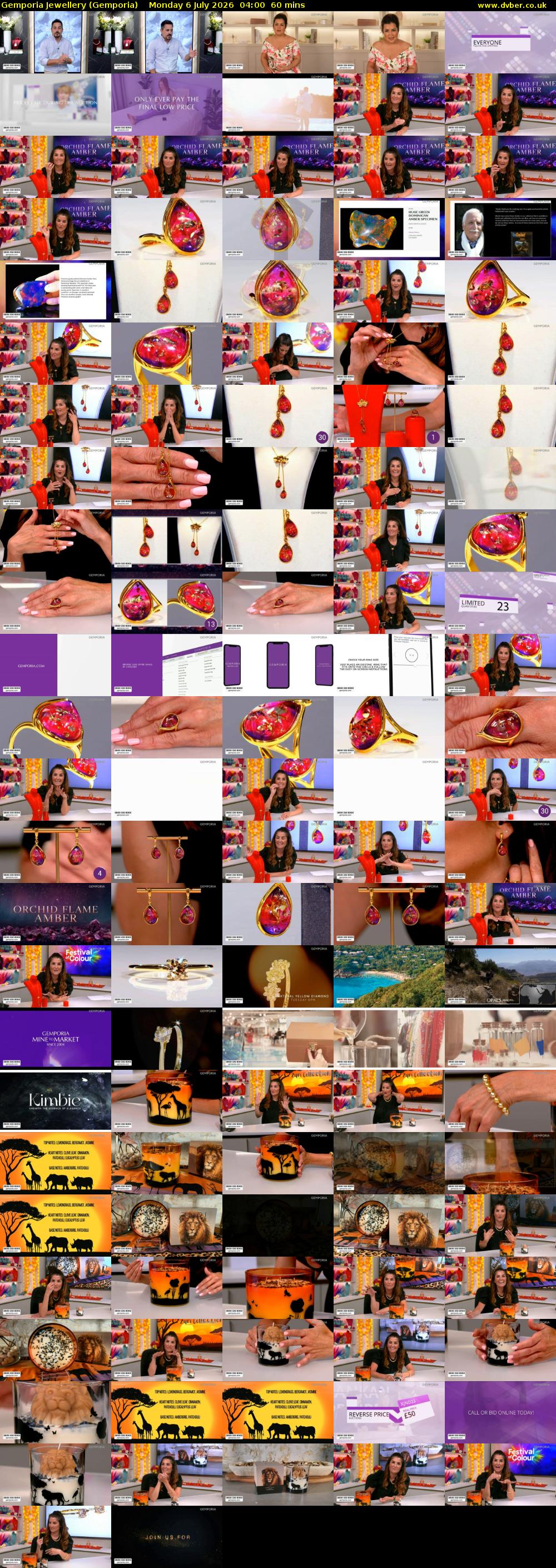 Gemporia Jewellery (Gemporia) Monday 6 July 2026 04:00 - 05:00