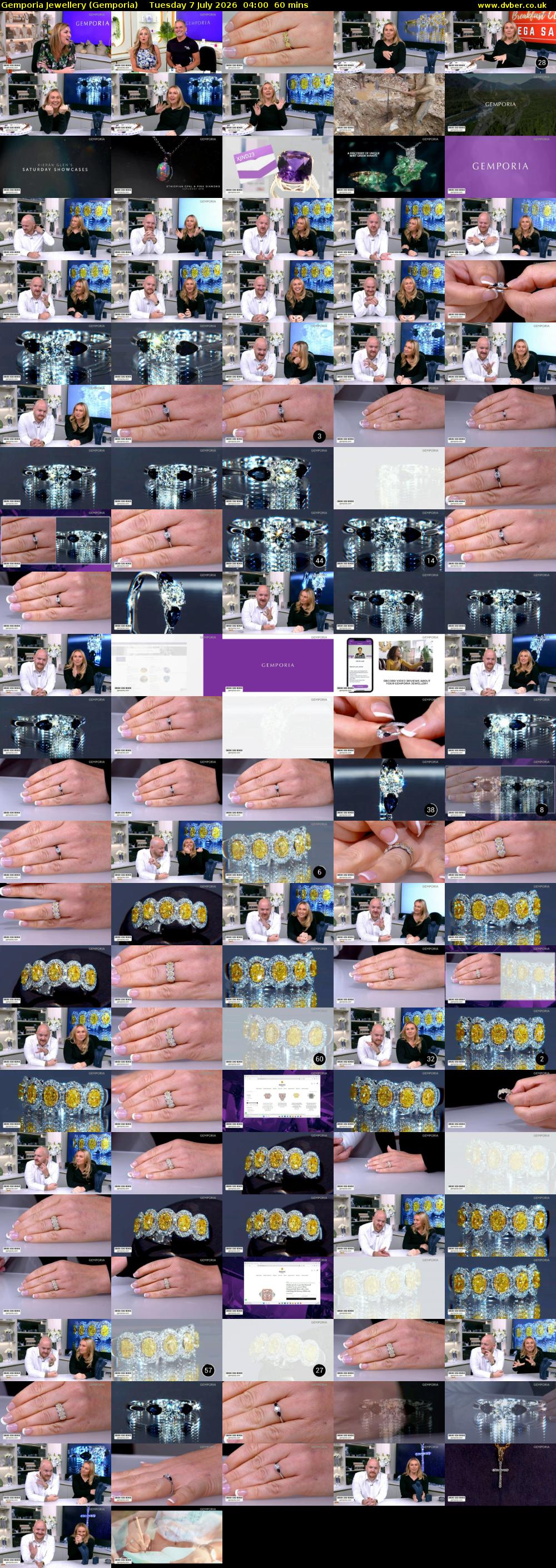 Gemporia Jewellery (Gemporia) Tuesday 7 July 2026 04:00 - 05:00