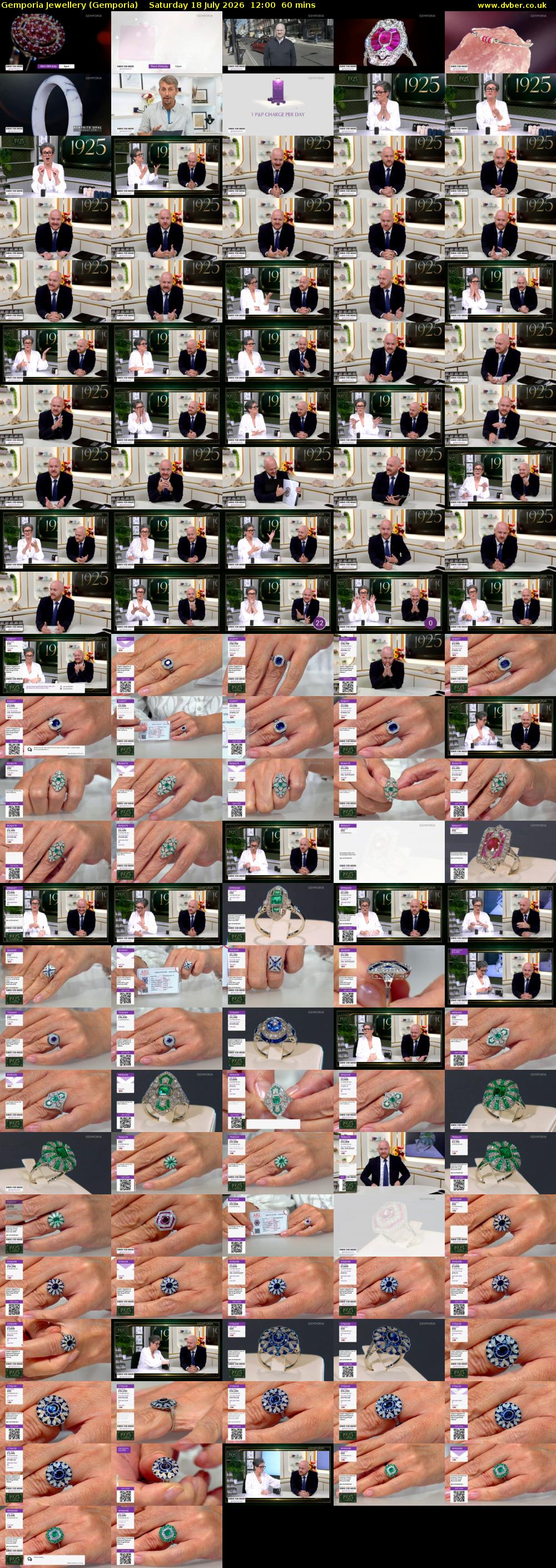 Gemporia Jewellery (Gemporia) Saturday 18 July 2026 12:00 - 13:00