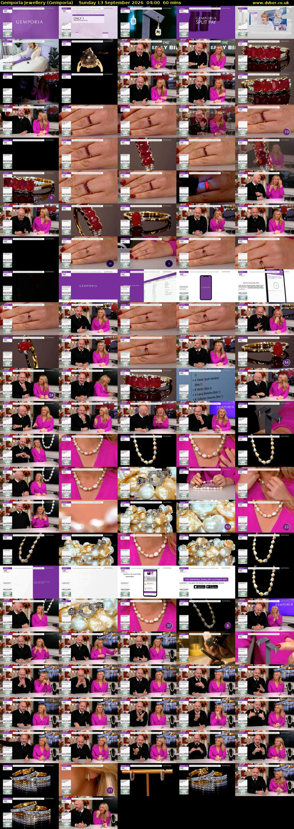 Gemporia Jewellery (Gemporia) Sunday 13 September 2026 04:00 - 05:00