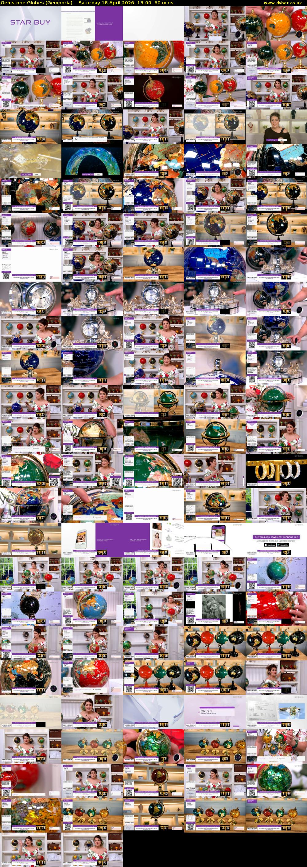 Gemstone Globes (Gemporia) Saturday 18 April 2026 13:00 - 14:00