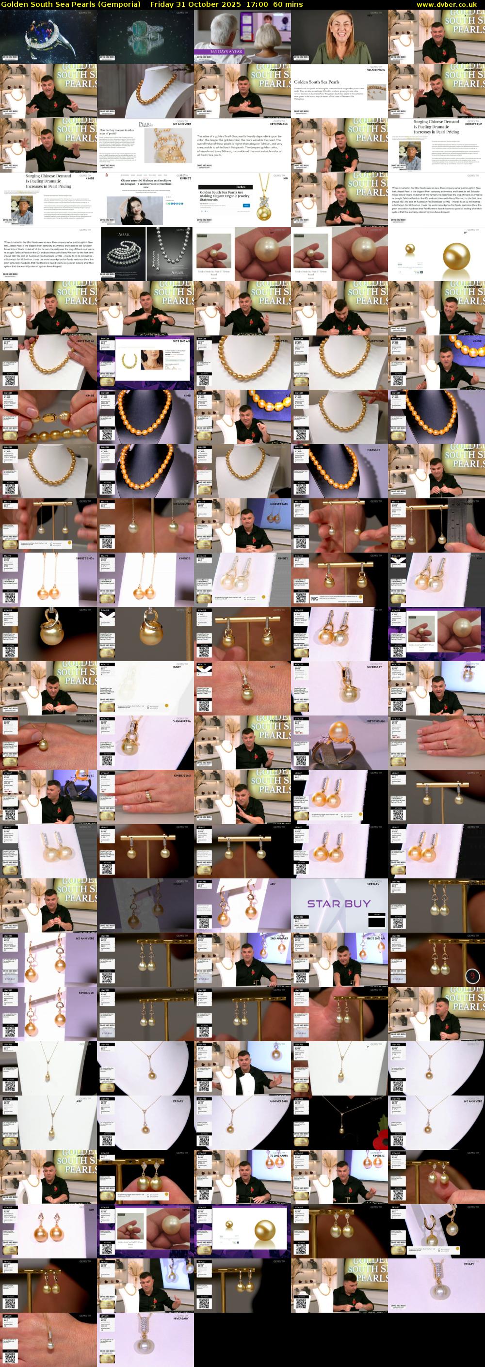 Golden South Sea Pearls (Gemporia) Friday 31 October 2025 17:00 - 18:00