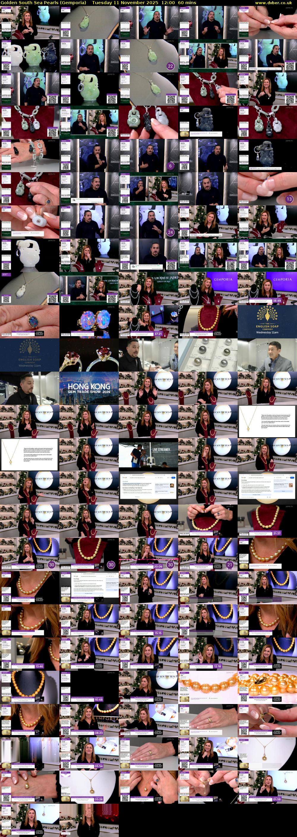 Golden South Sea Pearls (Gemporia) Tuesday 11 November 2025 12:00 - 13:00