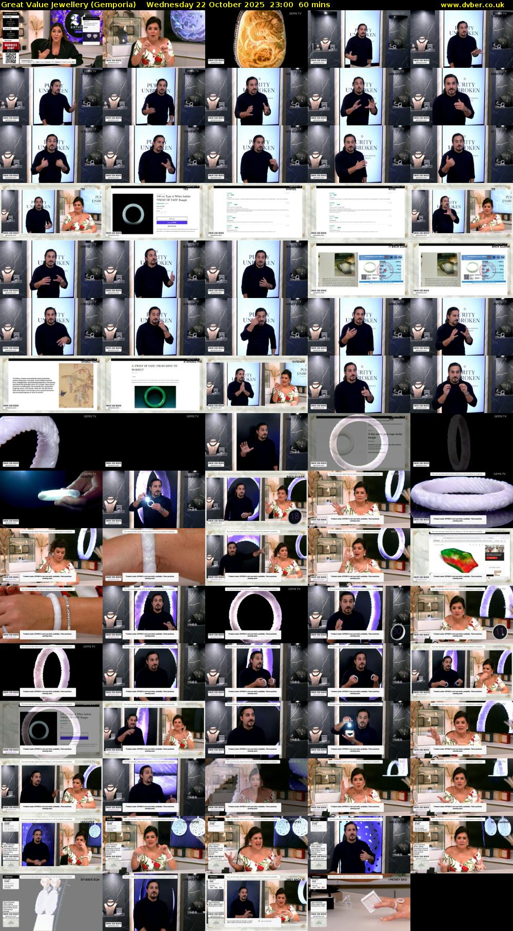 Great Value Jewellery (Gemporia) Wednesday 22 October 2025 23:00 - 00:00