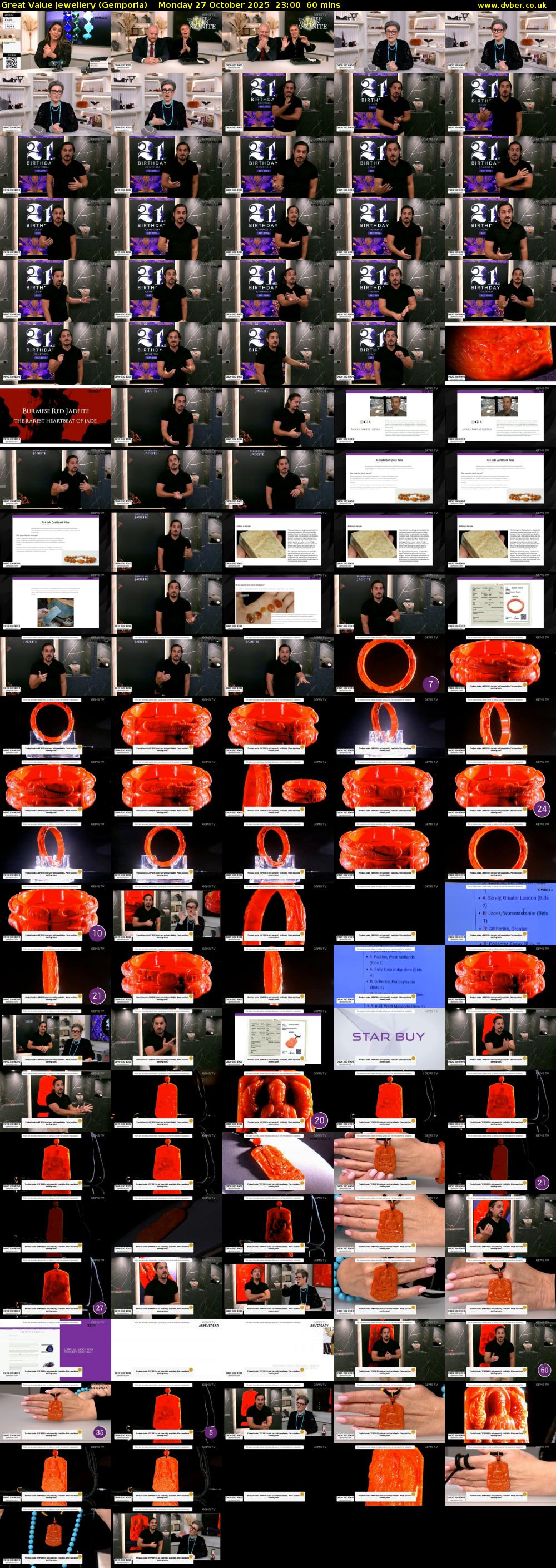 Great Value Jewellery (Gemporia) Monday 27 October 2025 23:00 - 00:00