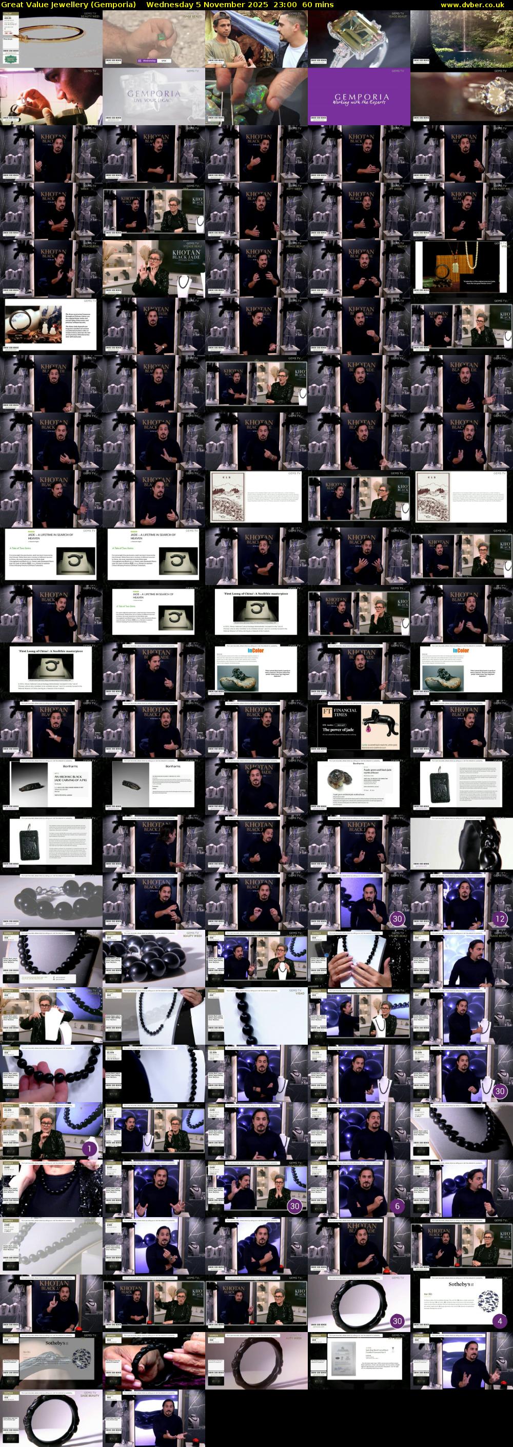 Great Value Jewellery (Gemporia) Wednesday 5 November 2025 23:00 - 00:00