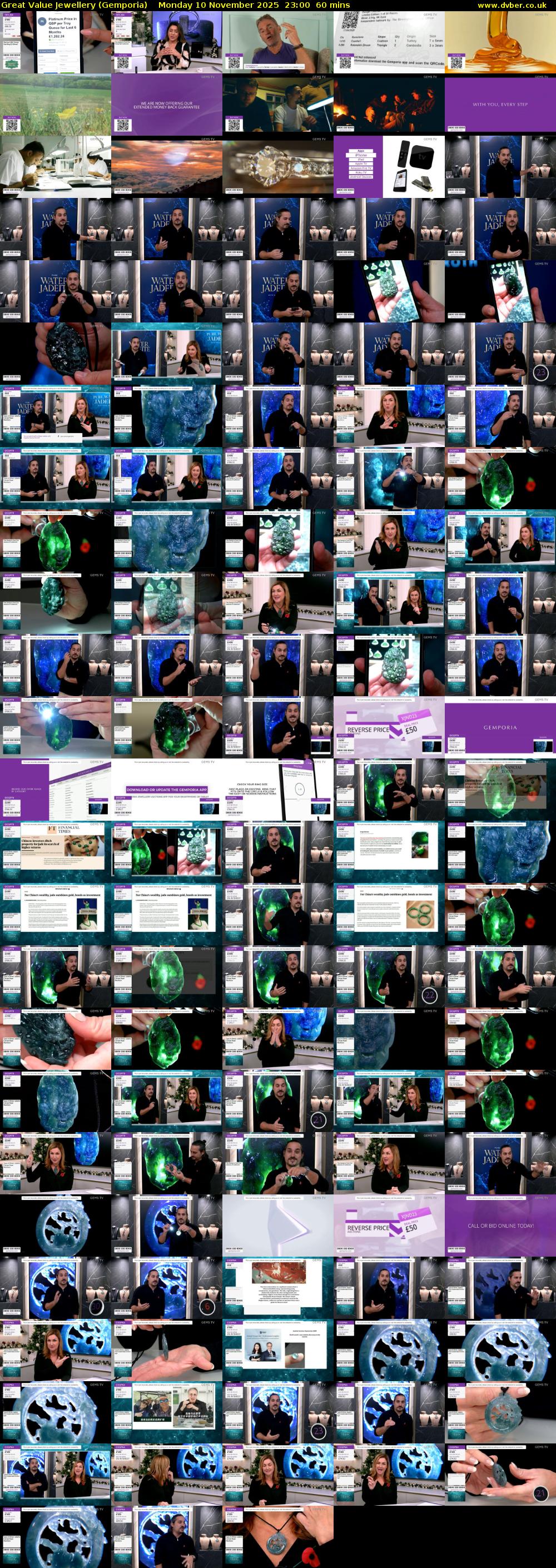 Great Value Jewellery (Gemporia) Monday 10 November 2025 23:00 - 00:00