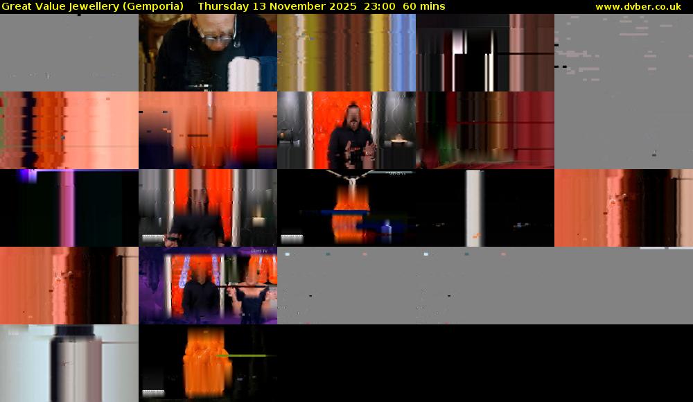 Great Value Jewellery (Gemporia) Thursday 13 November 2025 23:00 - 00:00