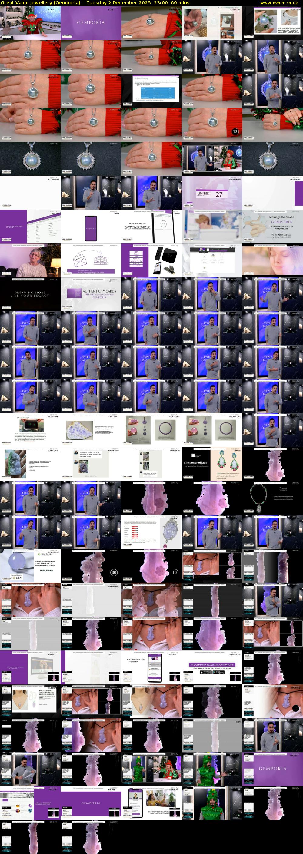 Great Value Jewellery (Gemporia) Tuesday 2 December 2025 23:00 - 00:00
