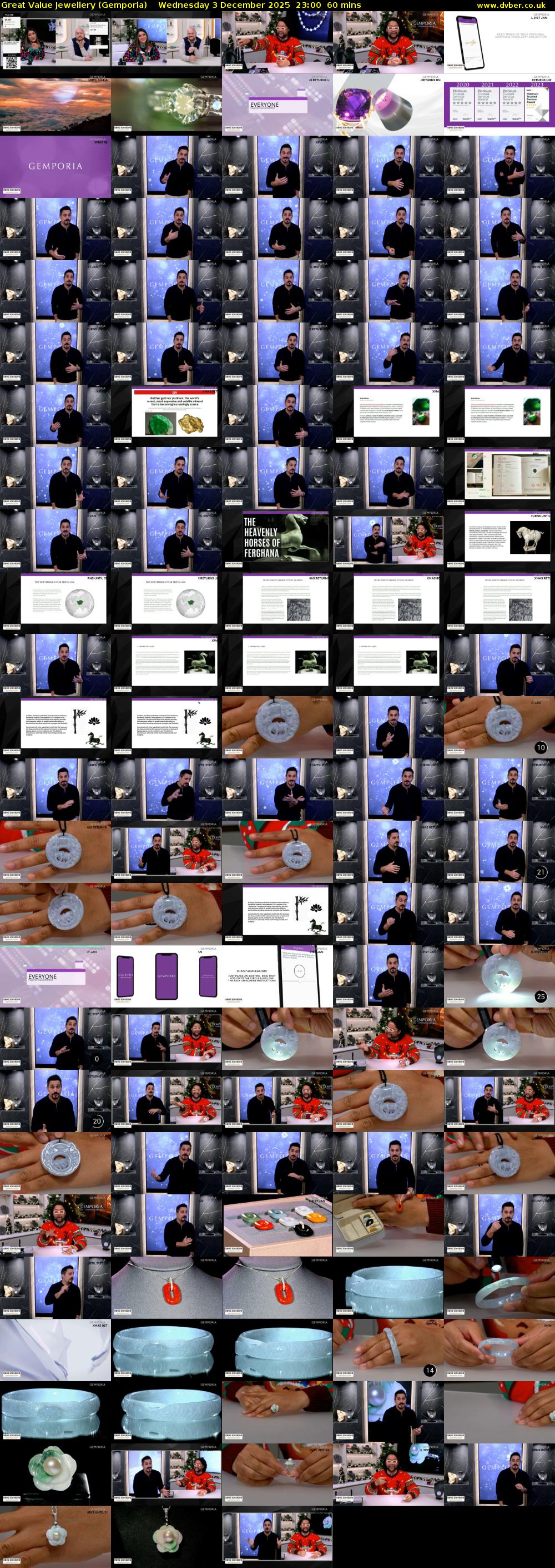 Great Value Jewellery (Gemporia) Wednesday 3 December 2025 23:00 - 00:00