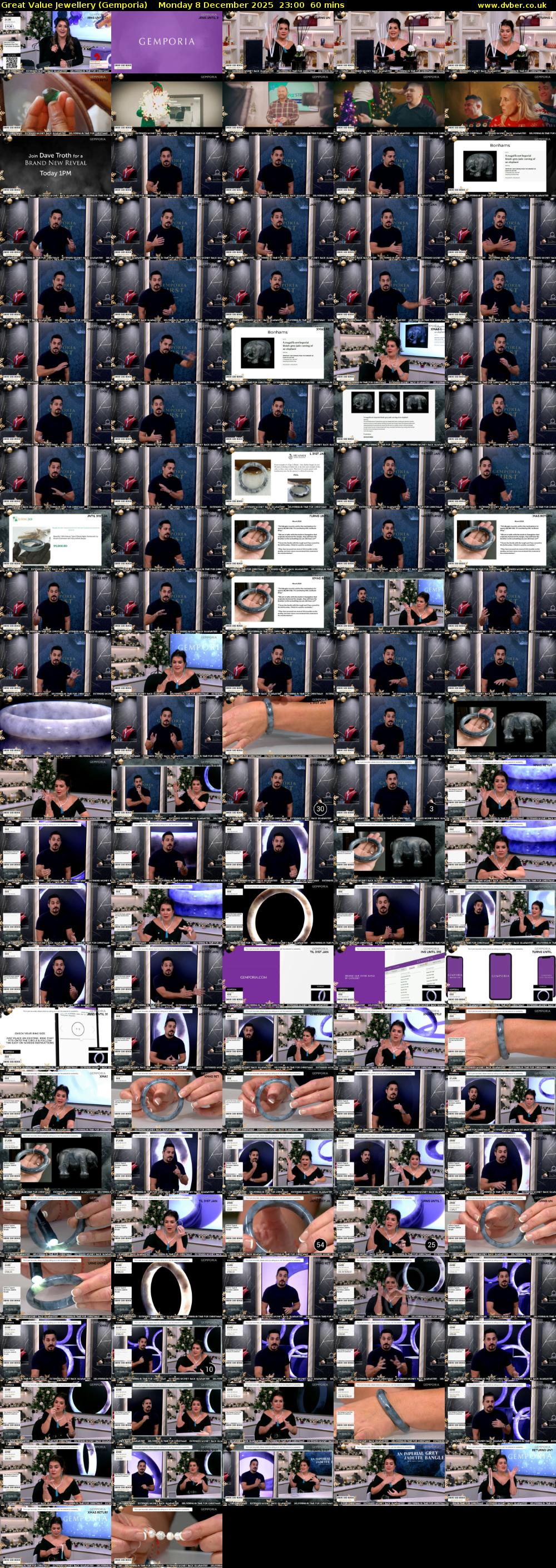 Great Value Jewellery (Gemporia) Monday 8 December 2025 23:00 - 00:00