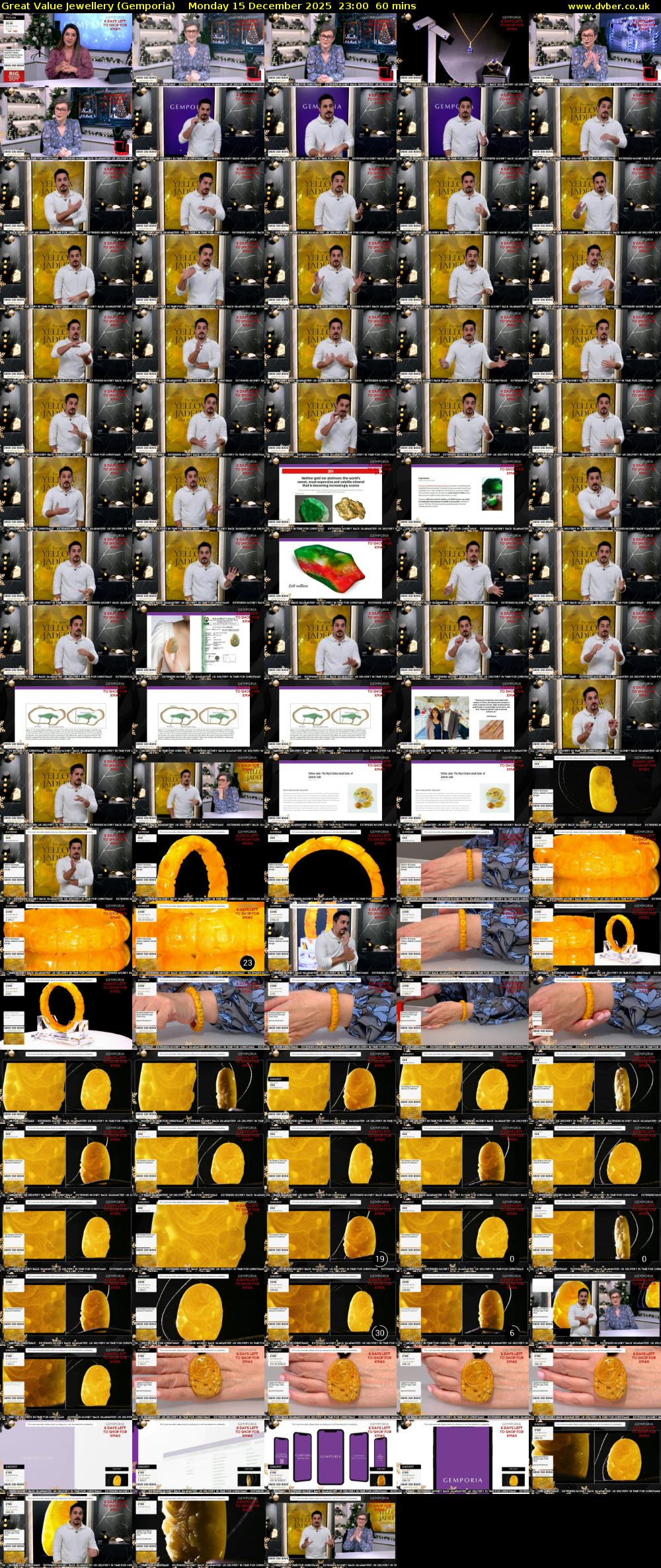 Great Value Jewellery (Gemporia) Monday 15 December 2025 23:00 - 00:00