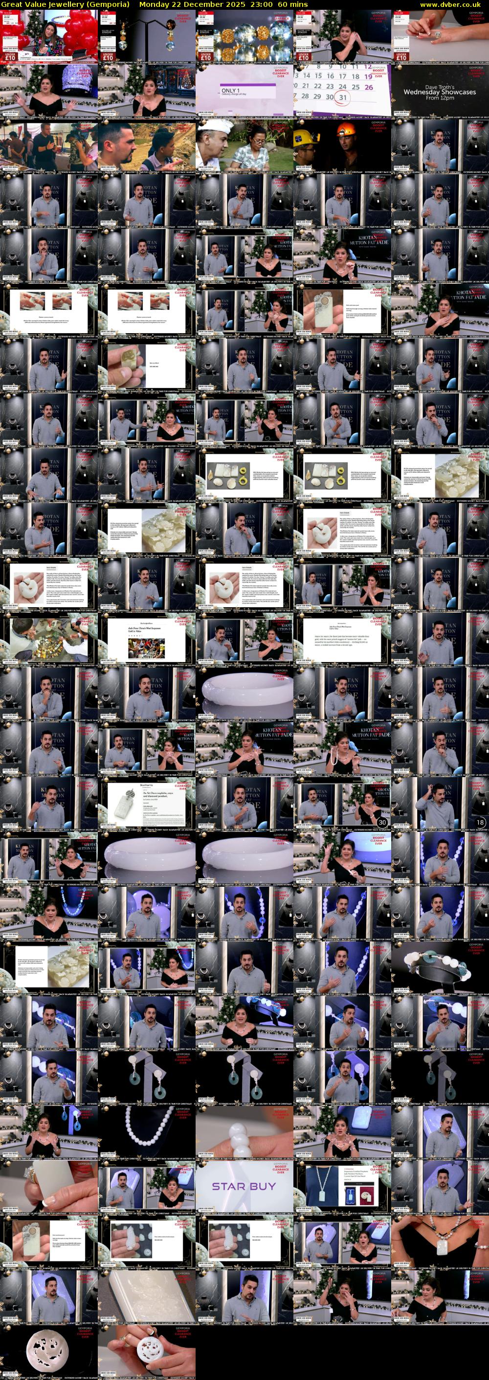 Great Value Jewellery (Gemporia) Monday 22 December 2025 23:00 - 00:00