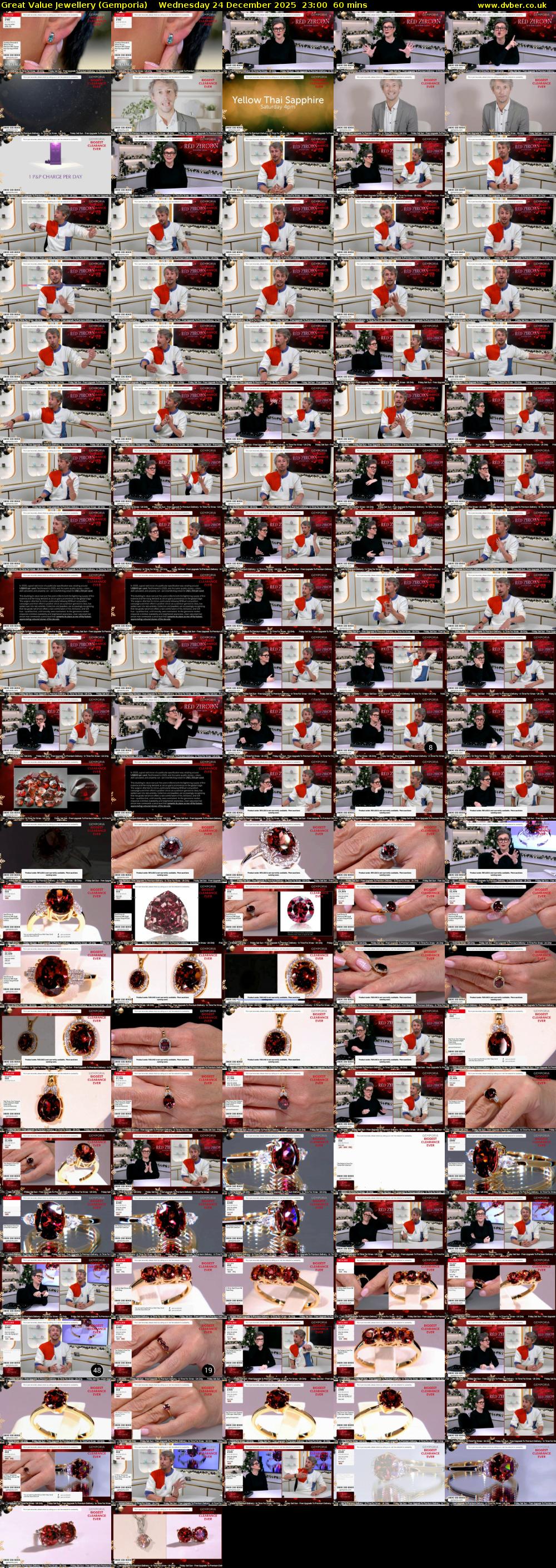 Great Value Jewellery (Gemporia) Wednesday 24 December 2025 23:00 - 00:00
