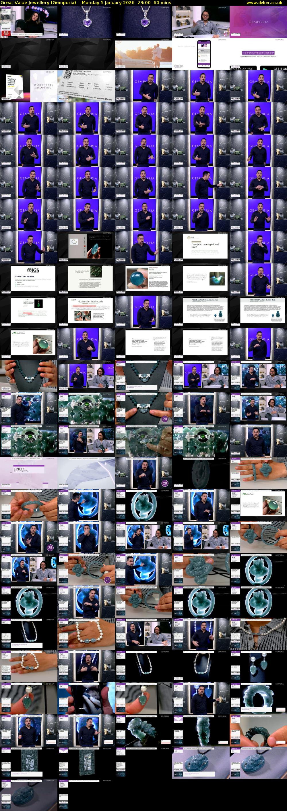 Great Value Jewellery (Gemporia) Monday 5 January 2026 23:00 - 00:00