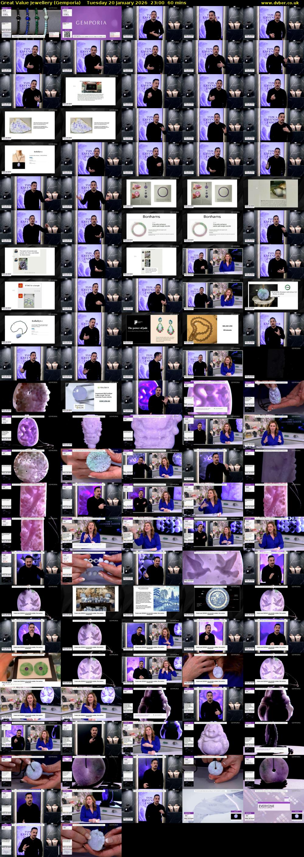 Great Value Jewellery (Gemporia) Tuesday 20 January 2026 23:00 - 00:00